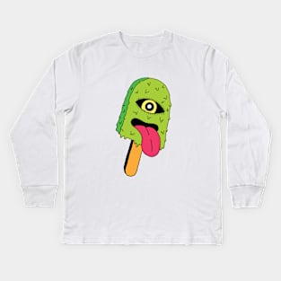 Cyclops Ice Cream Kids Long Sleeve T-Shirt